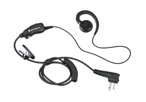 Swivel 2-Wire Earpiece and Microphone Headset Accessory for Motorola 2-Pin CLS1110 1410 CP200D HYT TC-508 Bearcom BC130 BC95 BC250D Two-Way Radios 